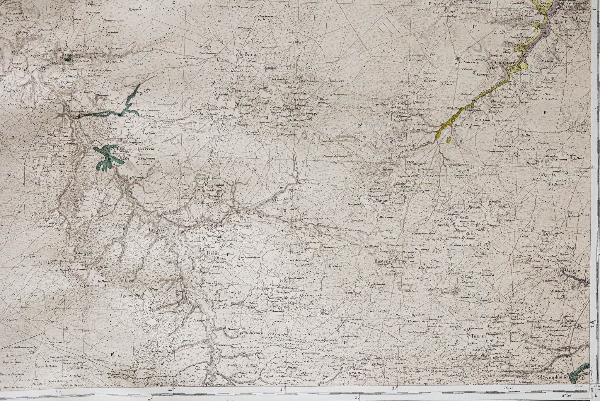 Carte géologique - Teste de Buch - Arcachon