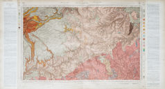 Carte géologique des environs de Saint-Flour
