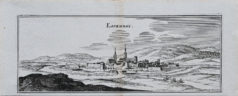Gravure ancienne de la ville d’Épernay