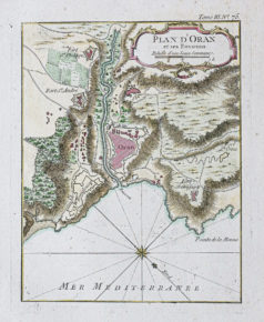 Plan ancien d’Oran - Algérie