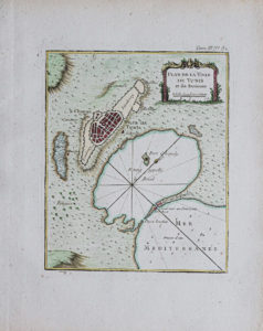 Plan ancien de Tunis - Tunisie