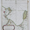 Plan ancien du Golfe de Tunis - Tunisie