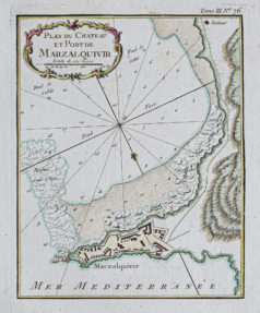 Plan ancien de Mers el-Kébir - Algérie