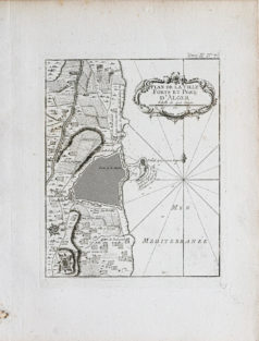 Plan ancien d’Alger - Algérie