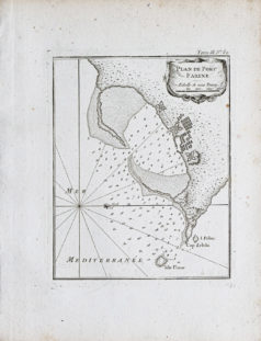 Plan ancien de Ghar El Melh - Tunisie