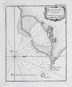 Plan ancien de Ghar El Melh - Tunisie