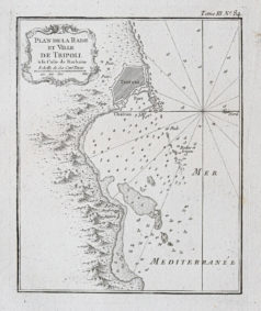 Plan ancien de Tripoli - Lybie