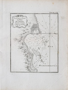 Plan ancien de Tripoli - Lybie