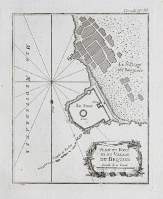 Plan ancien du Bequier - Abou Qir - Egypte