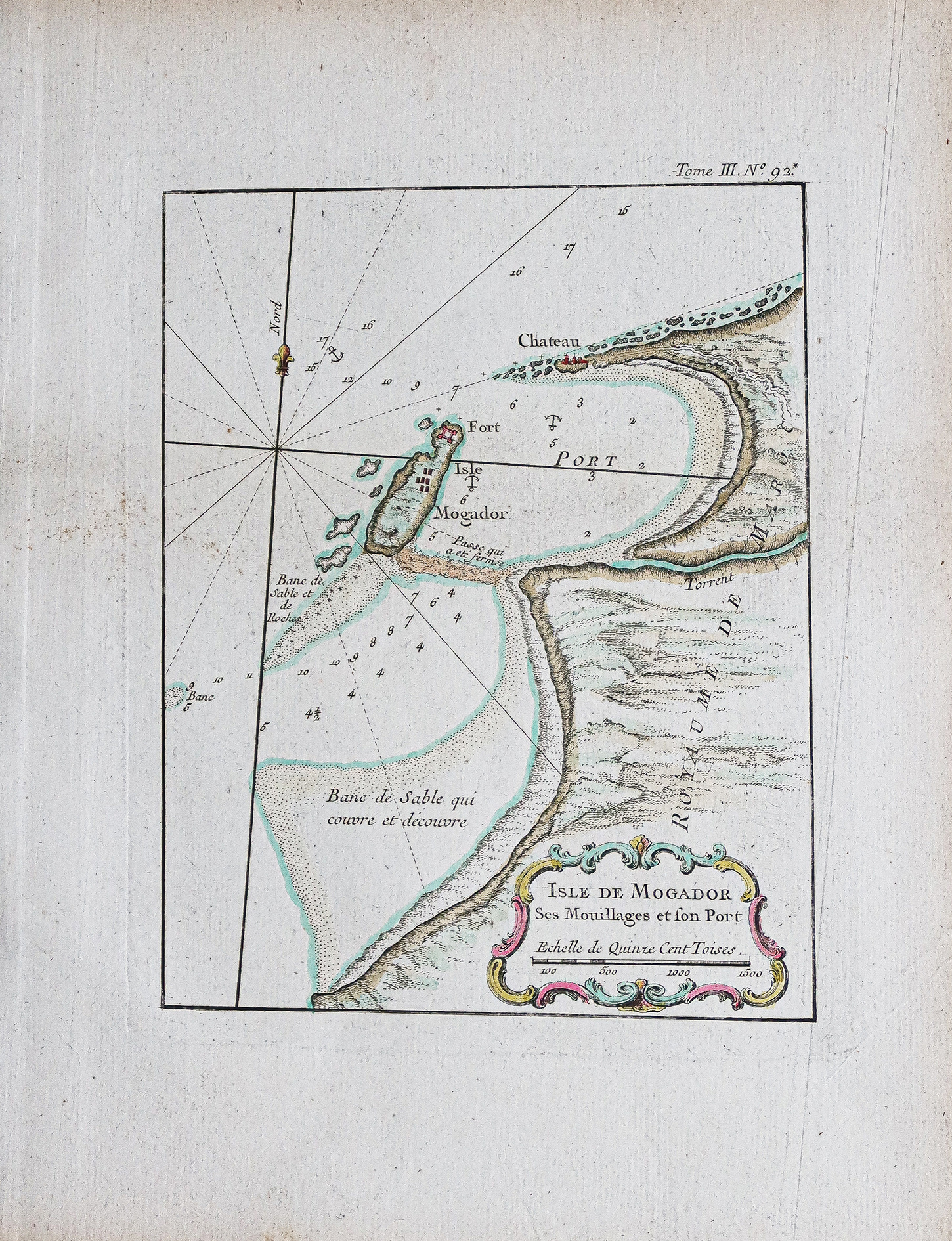Carte ancienne de l’Île de Mogador - Essaouira