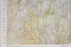 Carte géologique des environs de Nantua