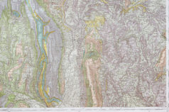 Carte géologique des environs de Nantua