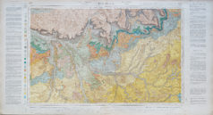 Carte géologique des environs de Bourges