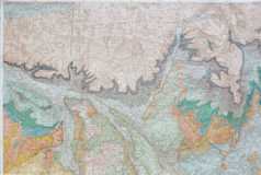 Carte géologique des environs de Bourges