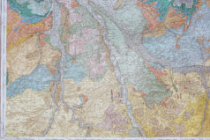 Carte géologique des environs de Bourges