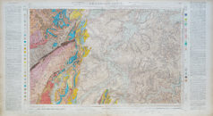 Carte géologique des environs de Chalon-sur-Saône