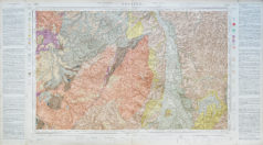 Carte géologique des environs de Moulins