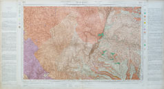 Carte géologique des environs de Mauriac