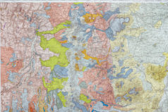 Carte géologique des environs de Clermont-Ferrand
