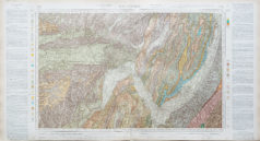 Carte géologique des environs de Clermont-Ferrand