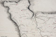 Carte manuscrite de la généralité de Caen