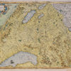 Carte géographique ancienne de la Suisse