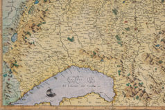 Carte géographique ancienne de la Suisse