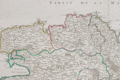 Carte géographique ancienne de la Bretagne