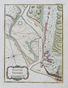 Plan ancien de Tréport - Normandie
