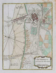 Plan ancien de Dunkerque