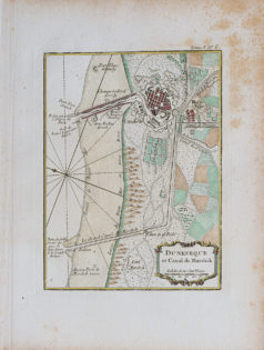 Plan ancien de Dunkerque