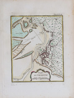 Plan ancien de Cherbourg