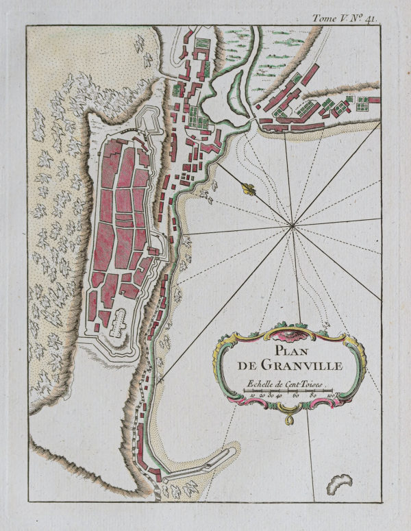 Plan ancien de Granville