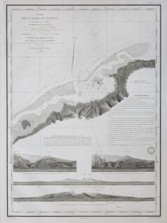Carte marine ancienne de Tahiti