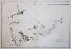 Carte marine ancienne de la Nouvelle-Zélande