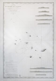 Carte marine ancienne de l’Archipel des Galápagos