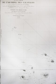 Carte marine ancienne de l’Archipel des Galápagos