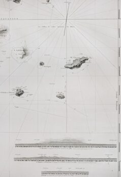 Carte marine ancienne de l’Archipel des Galápagos