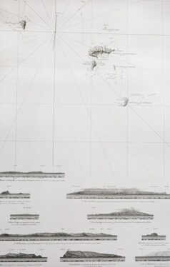 Carte marine ancienne des îles Marquises