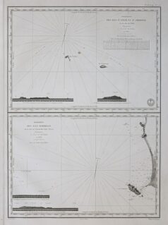 Carte ancienne - Île San Félix - San Ambrosio - Chili