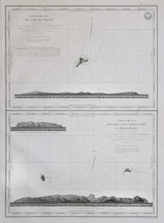 Carte ancienne - Île de Pâques - Archipel Juan Fernandez