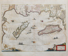 Alternative view of Carte géographique ancienne de l’île de Ré et Oléron