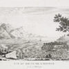 Gravure ancienne du Cap Ferrat - Hospice - Madrague