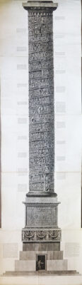 Colonne Antonin - Gravure ancienne