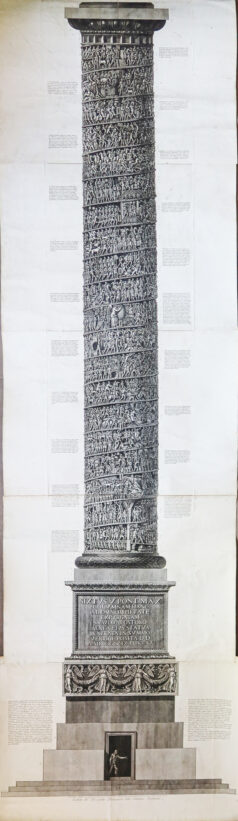 Colonne Antonin - Gravure ancienne